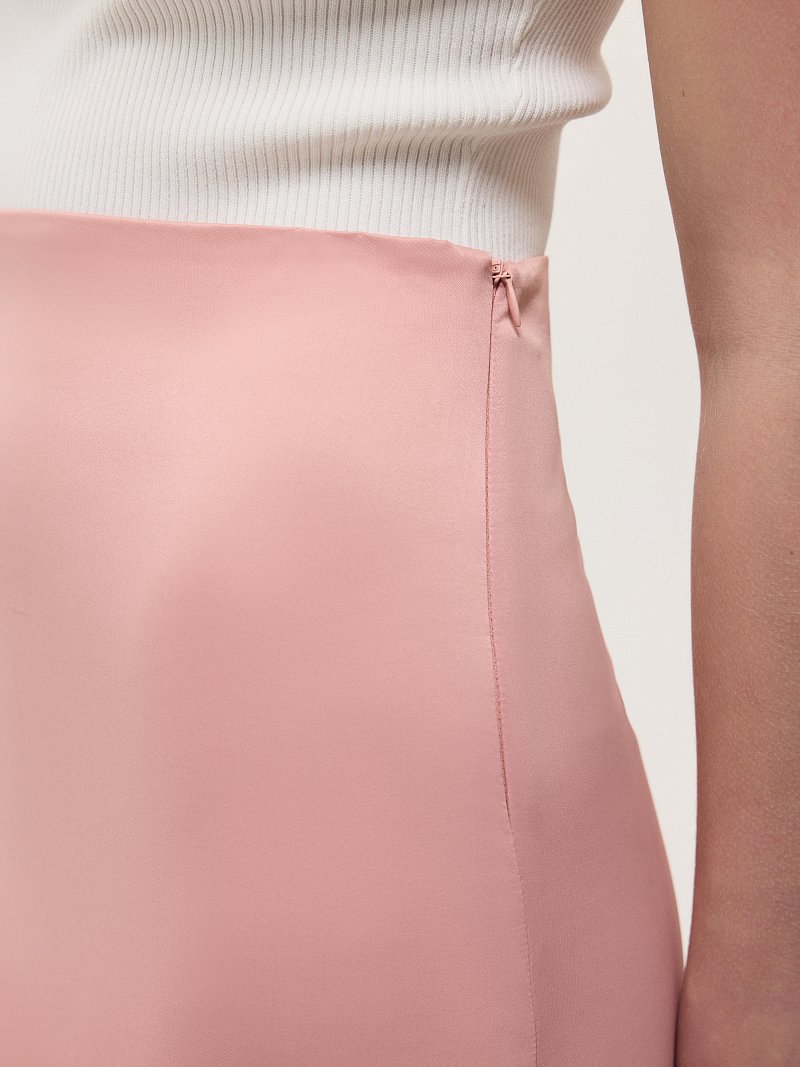 Юбка-миди из сатина