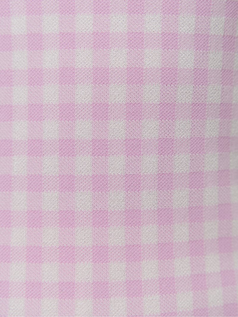 Трикотажное платье в клетку