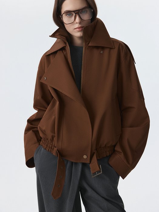 Объемная куртка из хлопка: фото №2