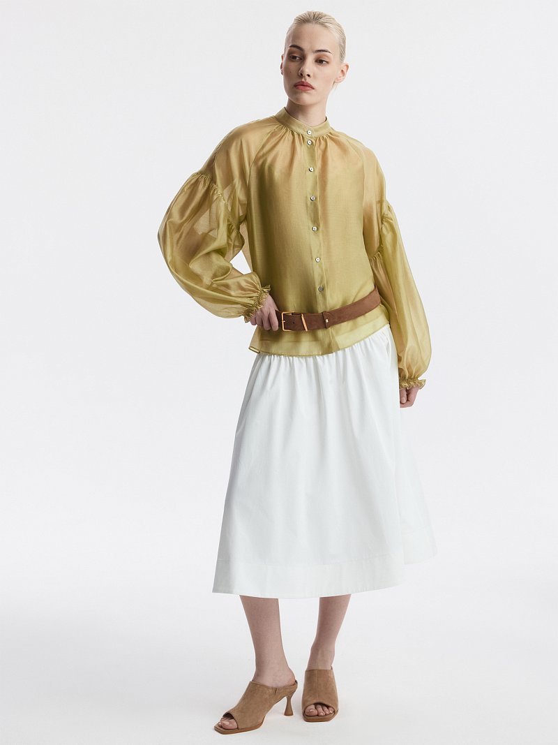 Свободная блуза из тенселя