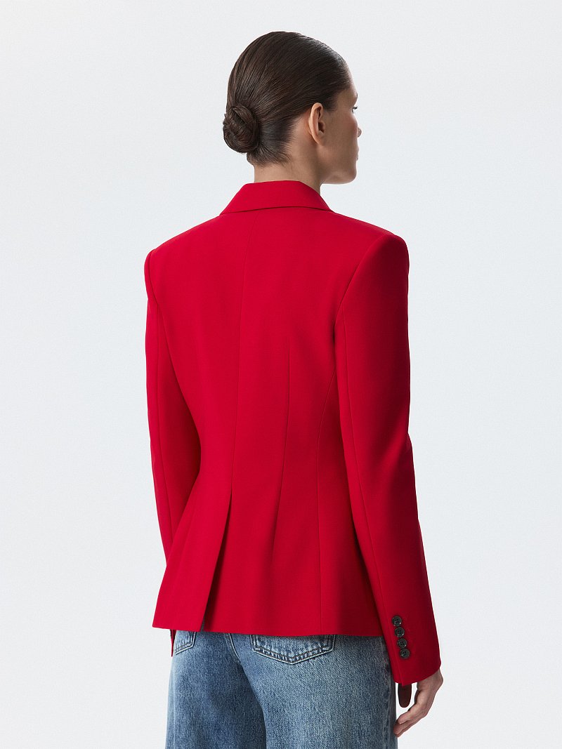 Приталенный жакет из вискозы (Р158)