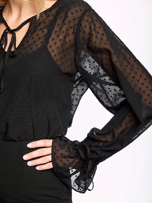 Свободная блуза с завязками: фото №3