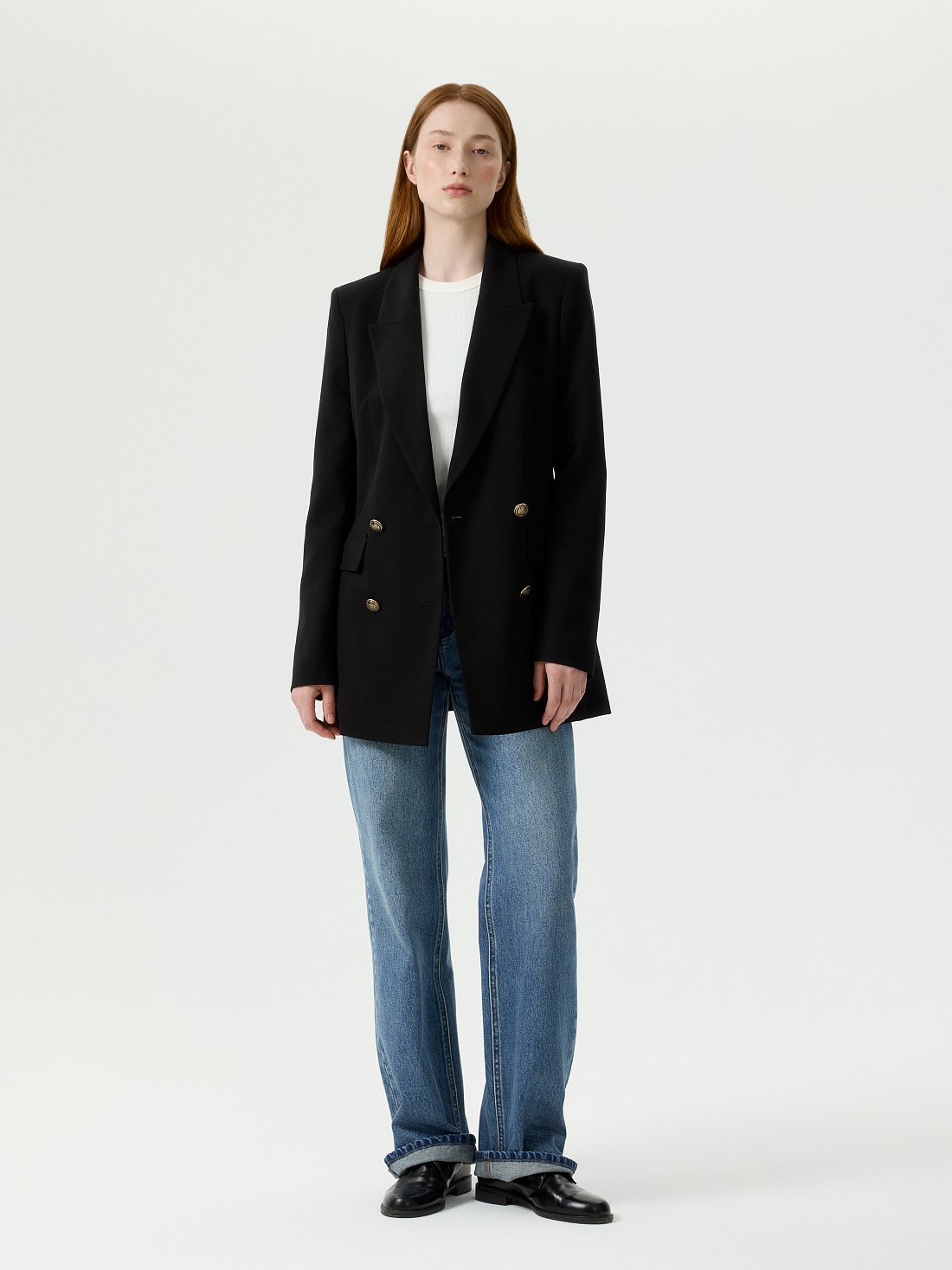 Приталенный жакет из лиоцелла: фото №1