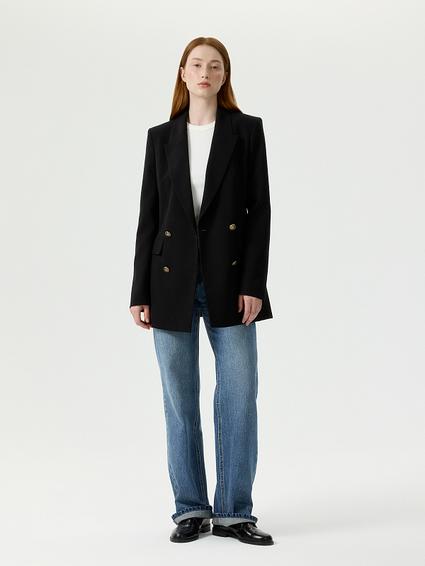 Приталенный жакет из лиоцелла