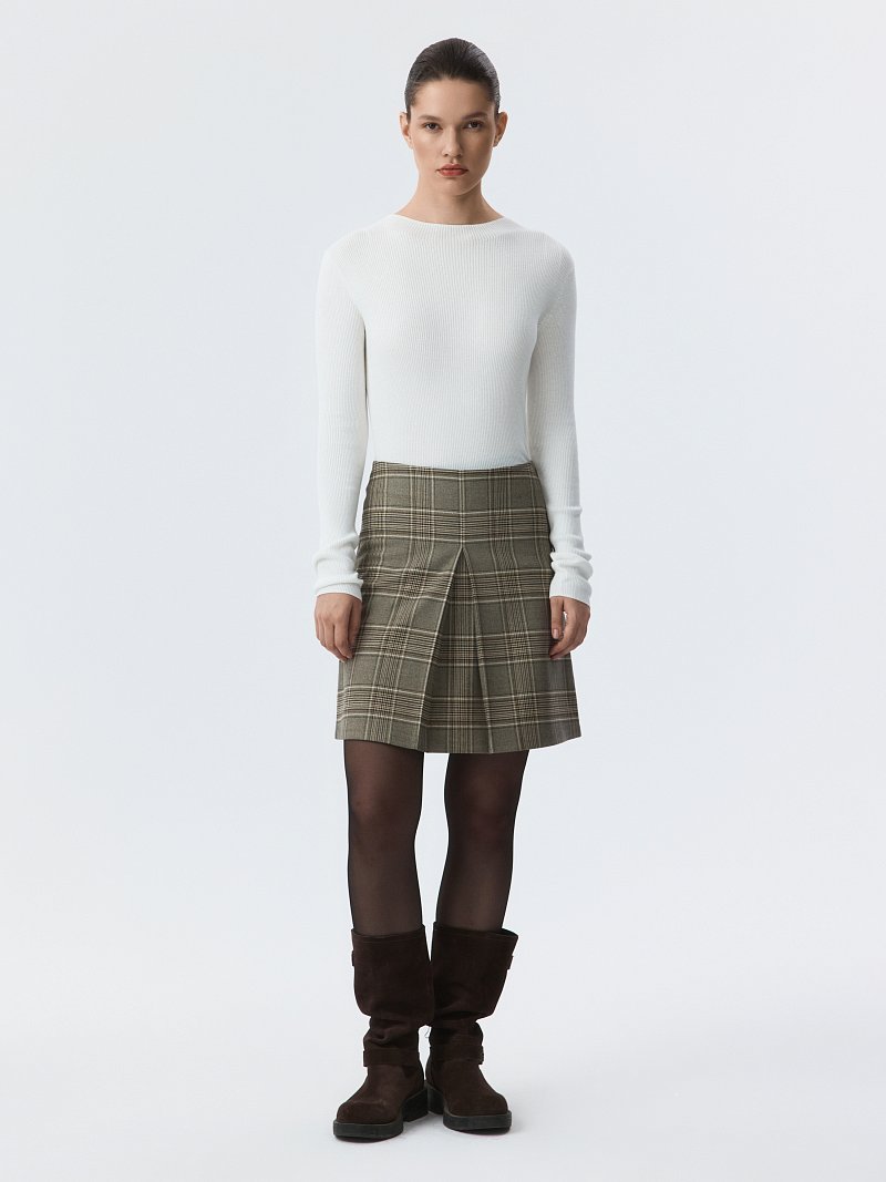 Мини-юбка в клетку