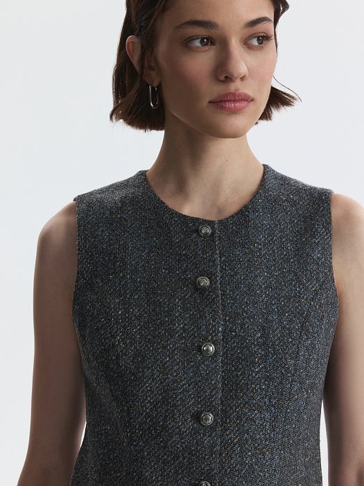 Жилет из твида: фото №4