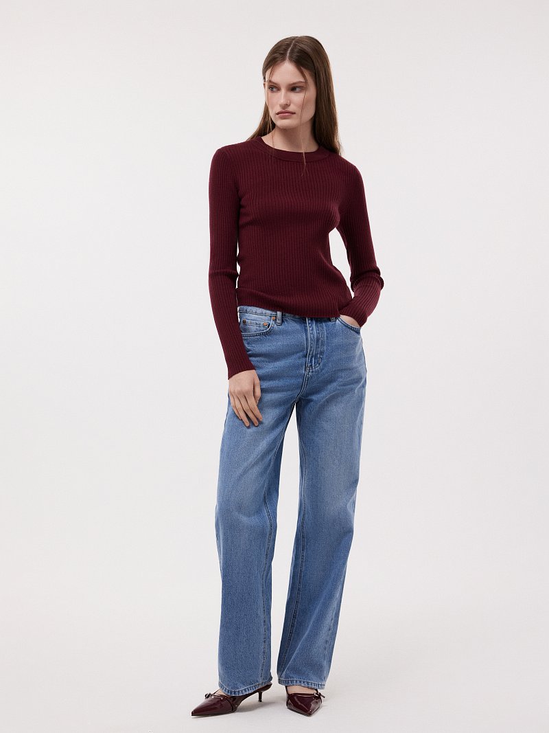 Джинсы прямого кроя