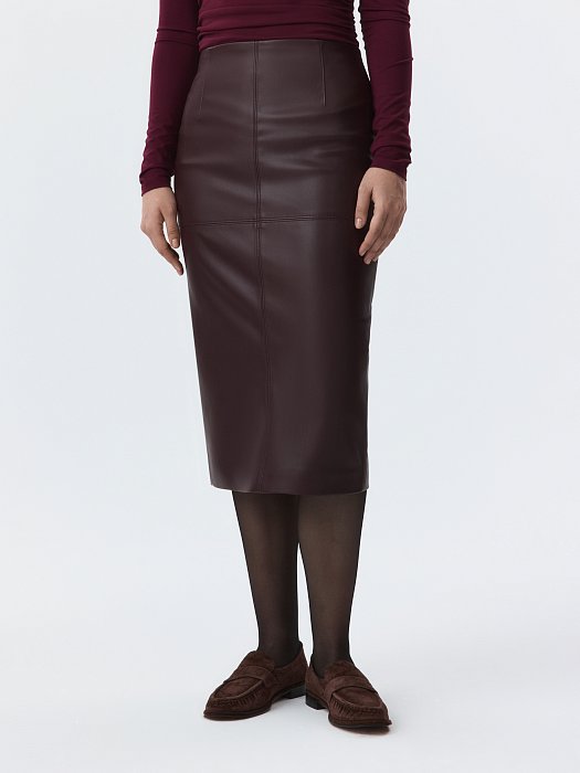 Юбка-карандаш из экокожи : фото №3