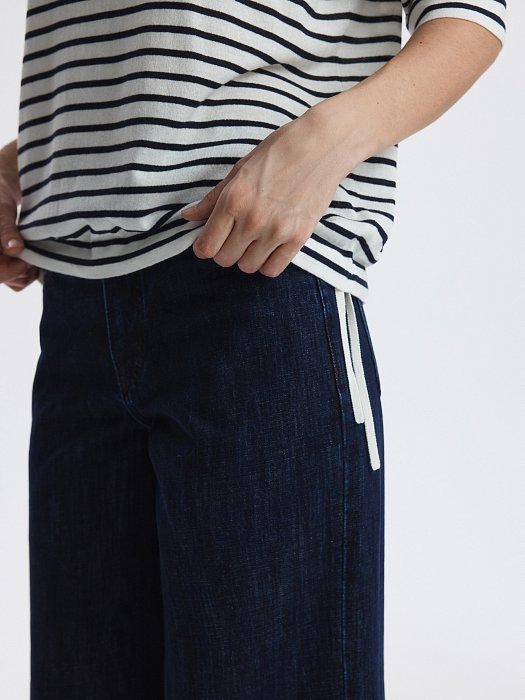 Джемпер из хлопка в полоску: фото №4