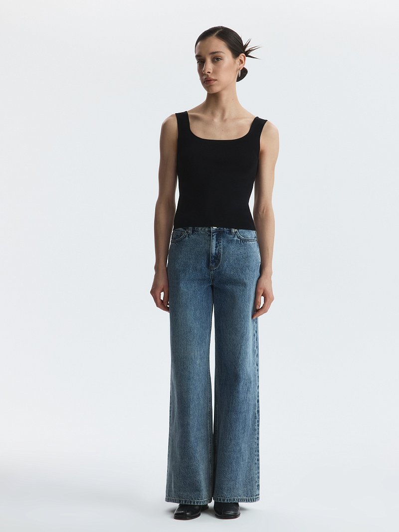 Топ с квадратным вырезом