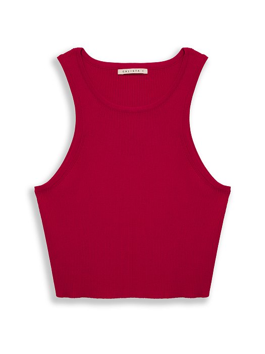 Укороченный топ из трикотажа: фото №6