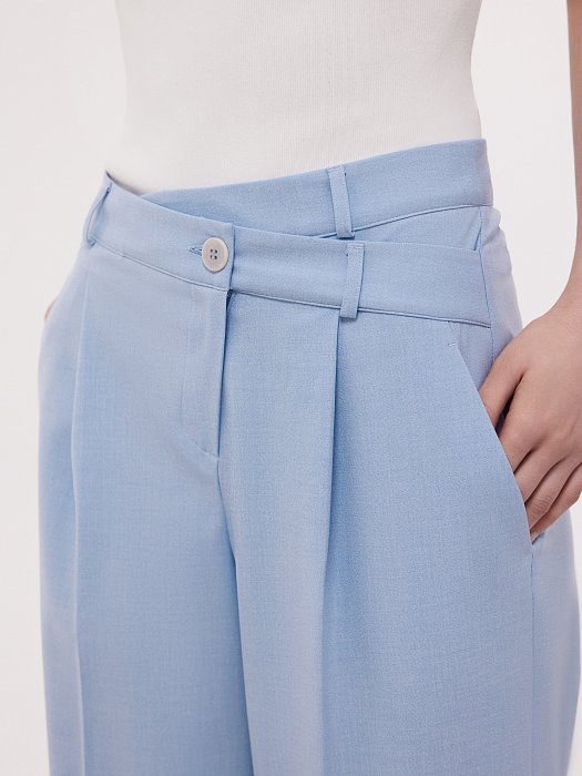 Брюки с асимметричным поясом: фото №4