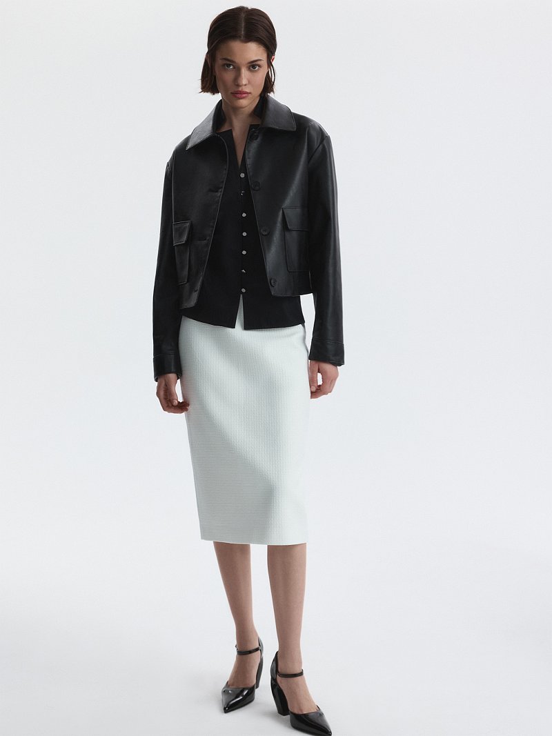 Юбка-карандаш из твида