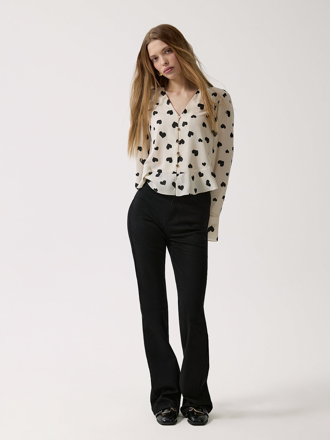 Блуза с сердечками: фото №1