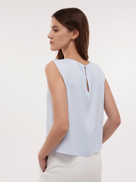 Топ из атласной вискозы: фото №4