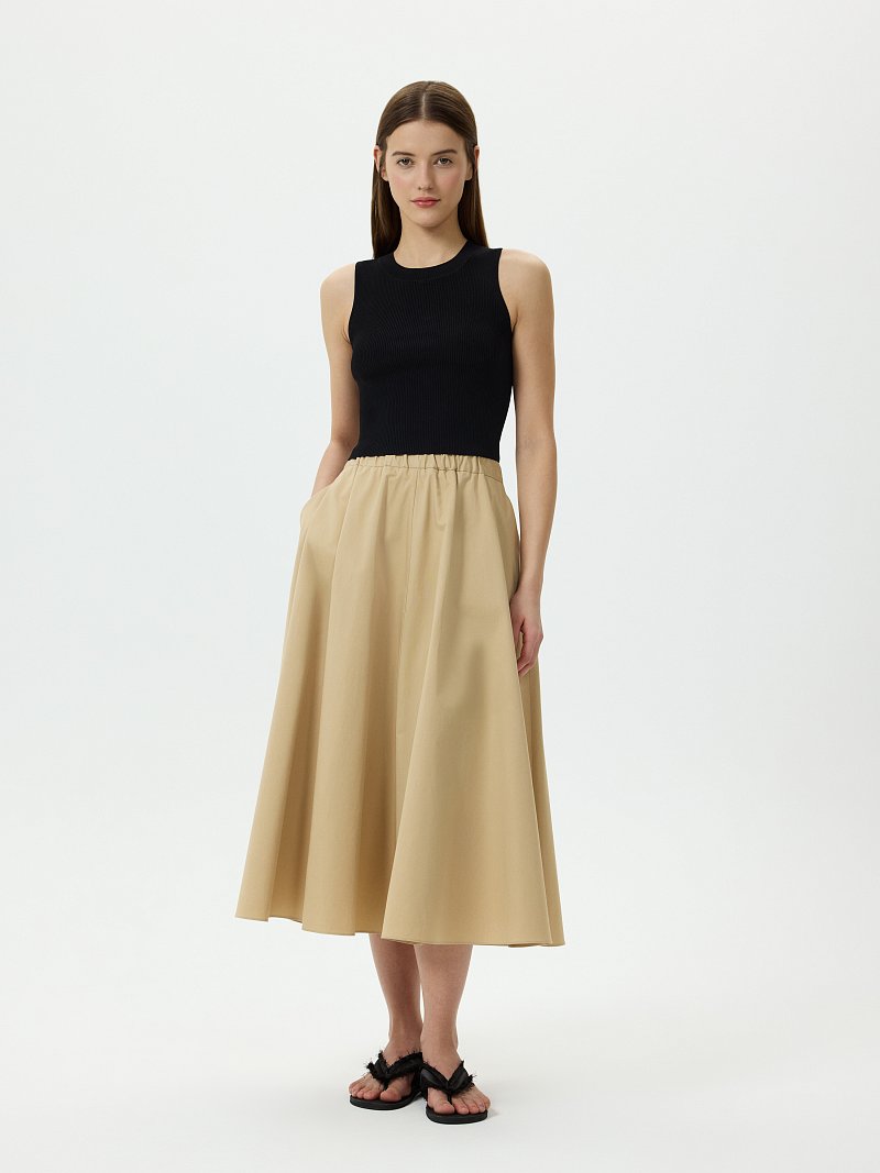 Укороченный топ из вискозы