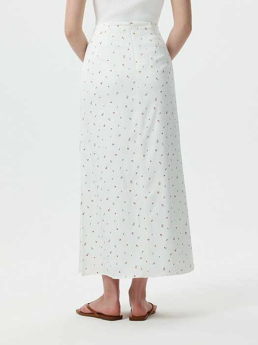 Атласная юбка с разрезами: фото №5