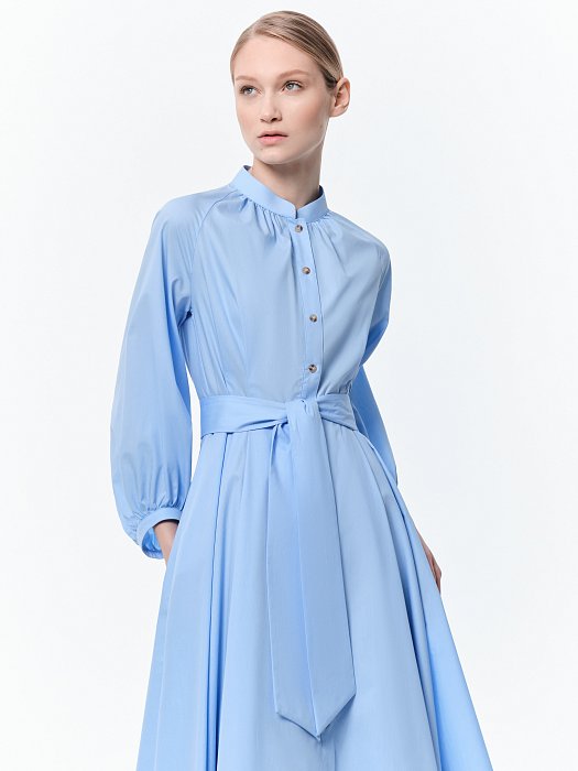 Платье-рубашка с поясом: фото №4
