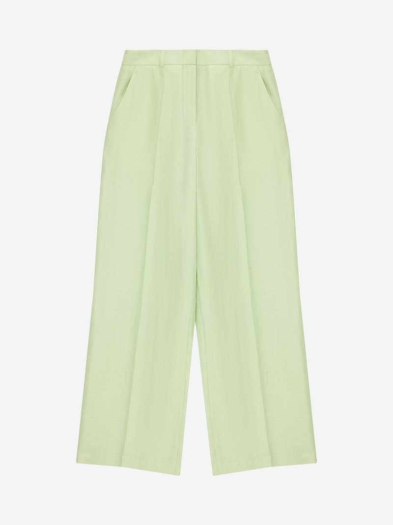 Брюки из конопляной ткани