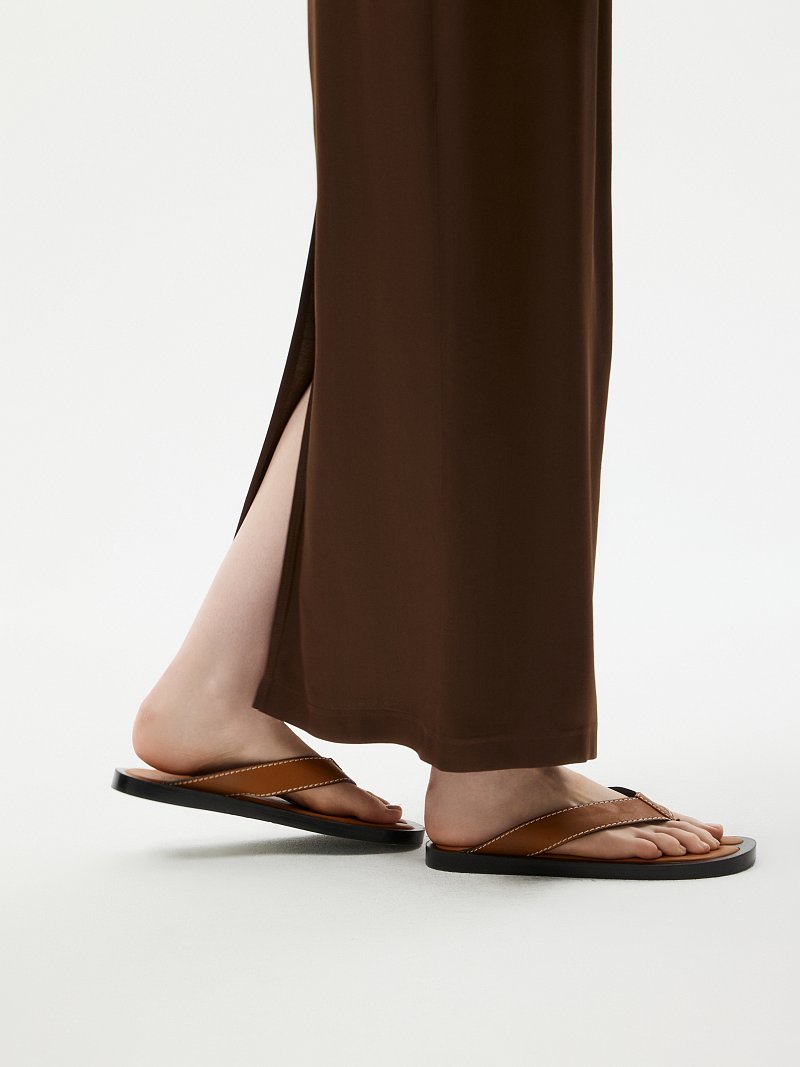 Атласное платье-макси