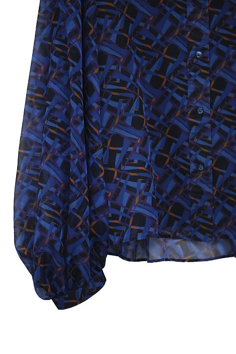 Блуза из шифона с принтом: фото №8