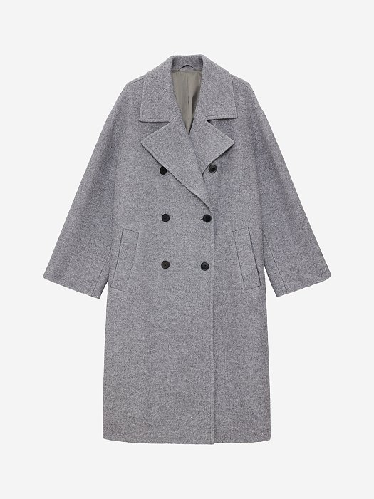 Пальто из букле с шерстью: фото №7