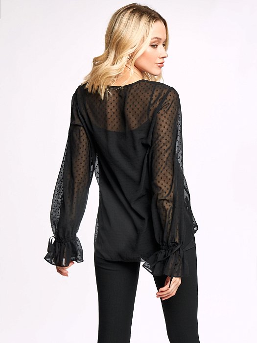 Свободная блуза с завязками: фото №4