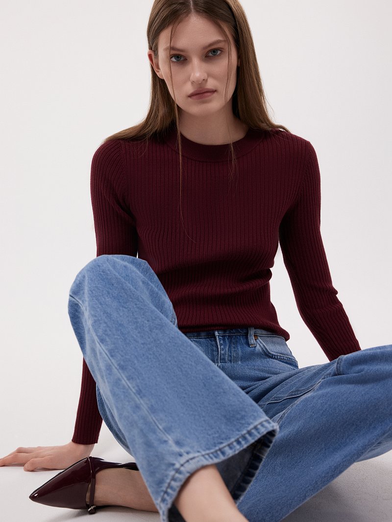 Джинсы прямого кроя