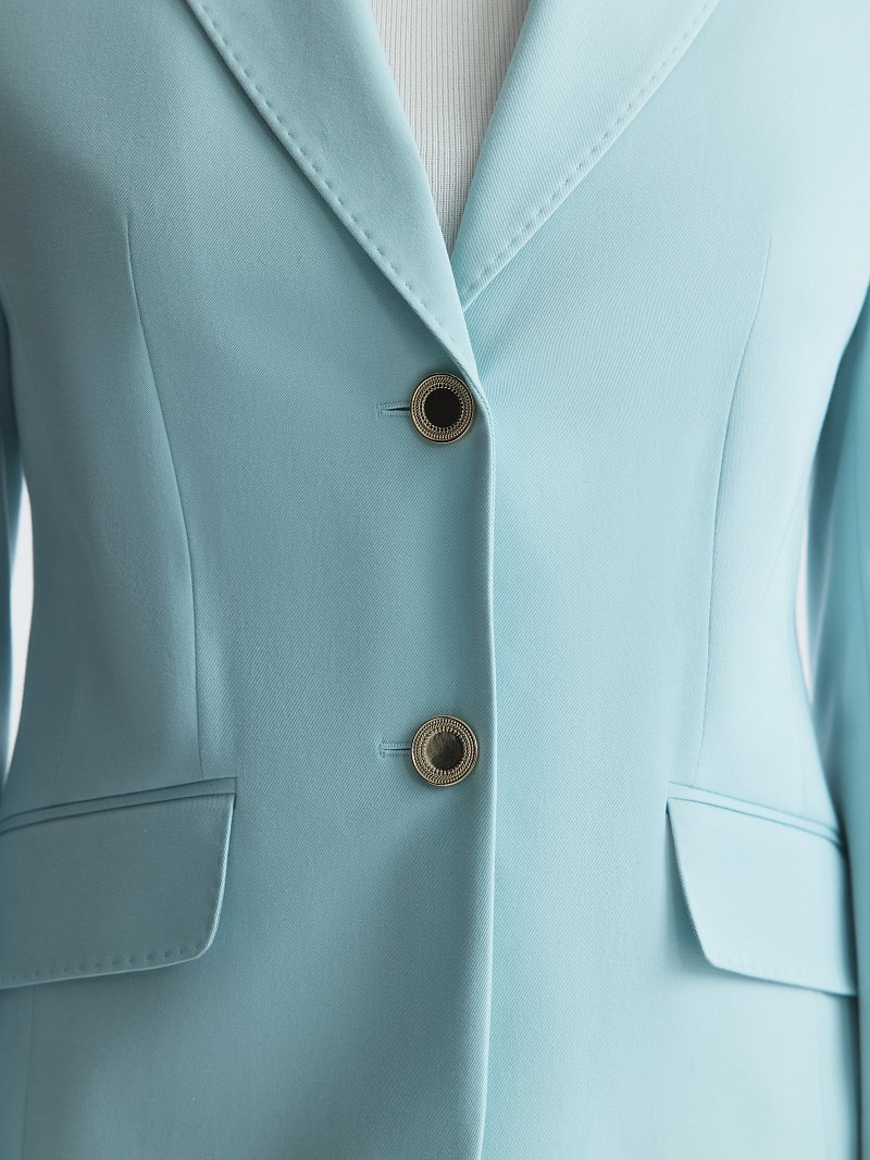 Приталенный жакет из хлопка