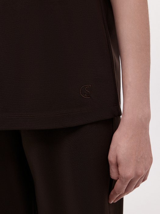 Базовая футболка из вискозы: фото №3