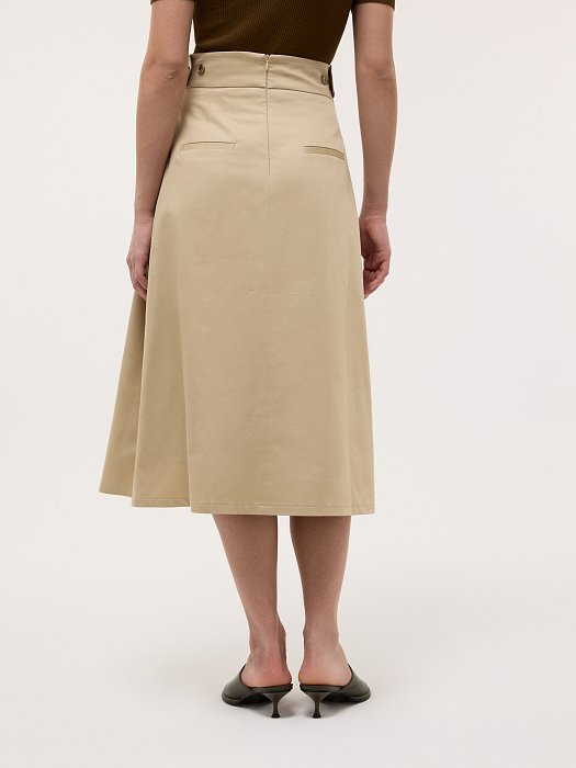 Юбка с акцентным поясом: фото №4