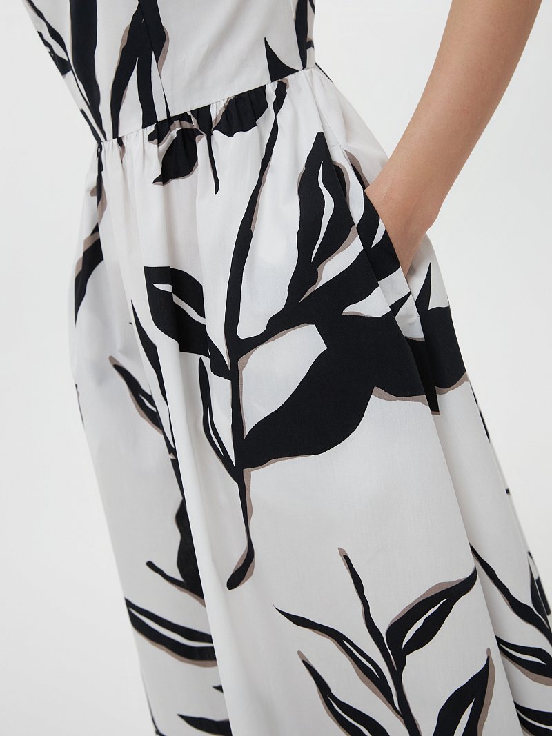 Платье-миди из хлопка