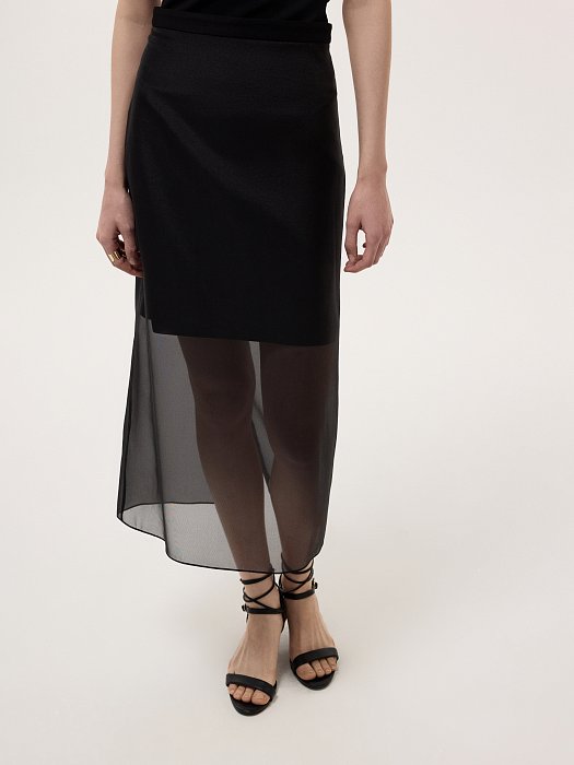 Юбка-миди из органзы: фото №2