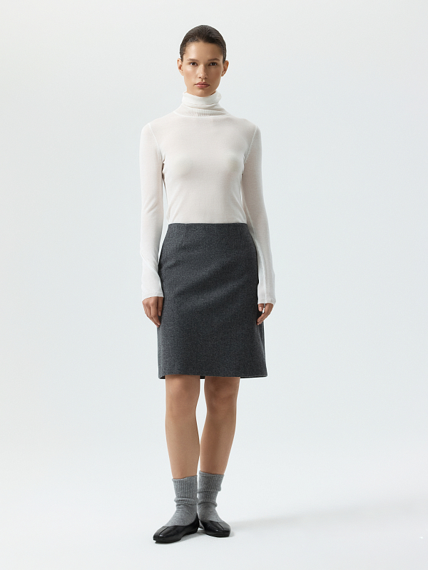 Мини-юбка из твида