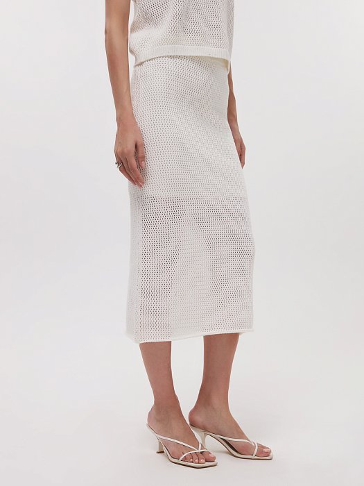 Вязаная юбка с пайетками: фото №2