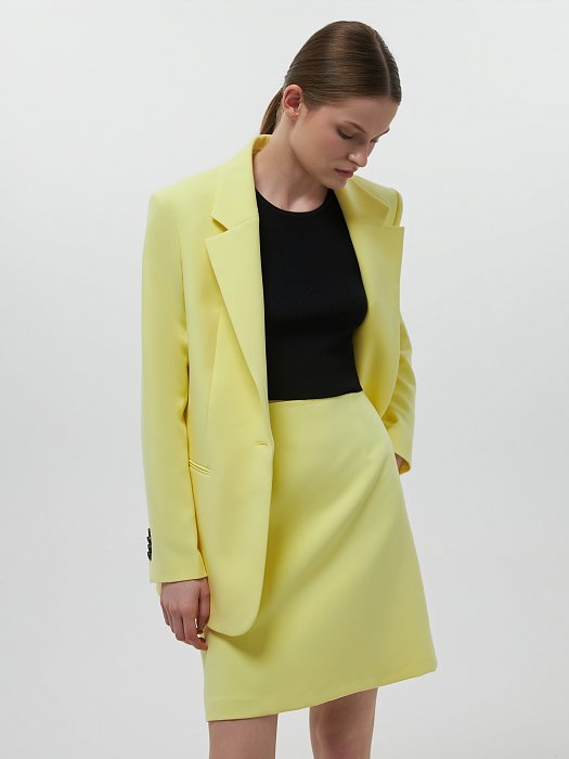 Юбка-трапеция мини: фото №2