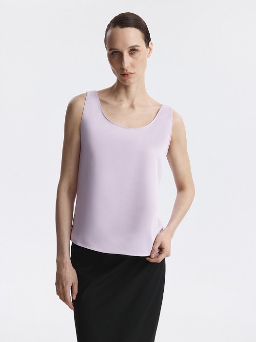 Топ из атласной ткани: фото №3