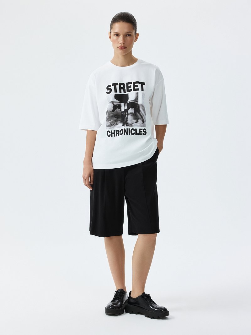 Футболка с принтом