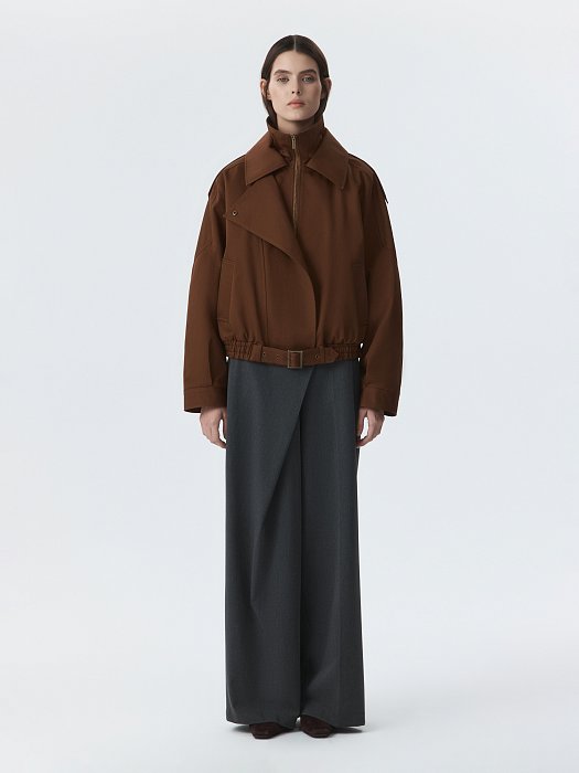 Объемная куртка из хлопка: фото №7