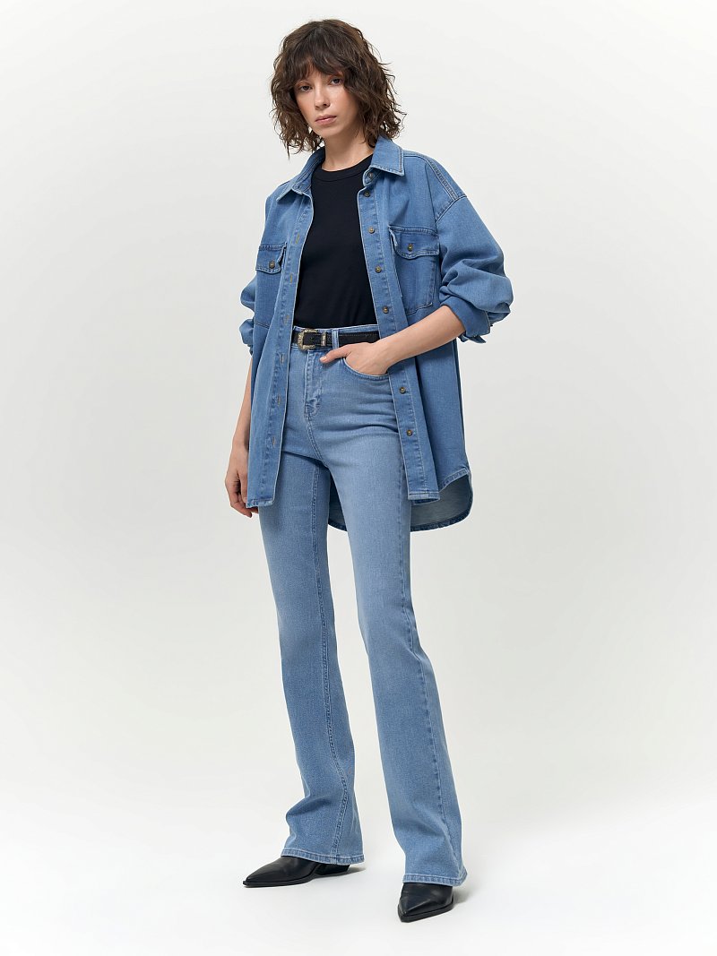 Джинсы-клеш