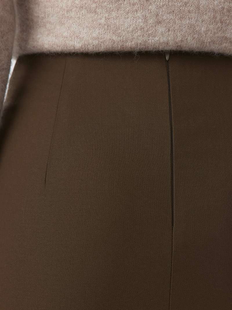 Зауженная юбка-миди