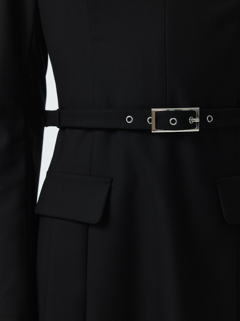 Платье со съемной манишкой (Р158)