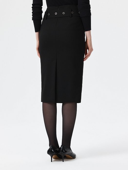 Юбка-карандаш с ремнем : фото №5