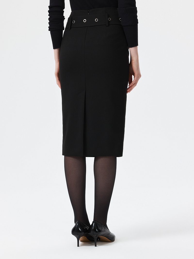 Юбка-карандаш с ремнем 