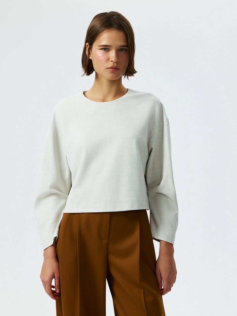 Укороченный свитшот