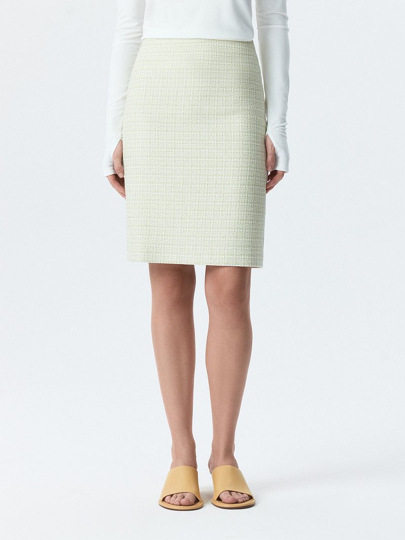 Мини-юбка из твида