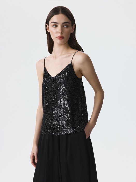 Топ с пайетками: фото №3