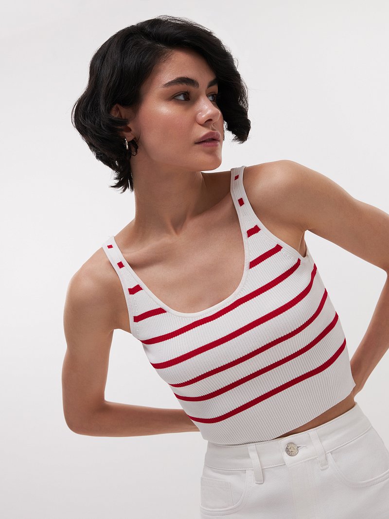 Кроп-топ в полоску