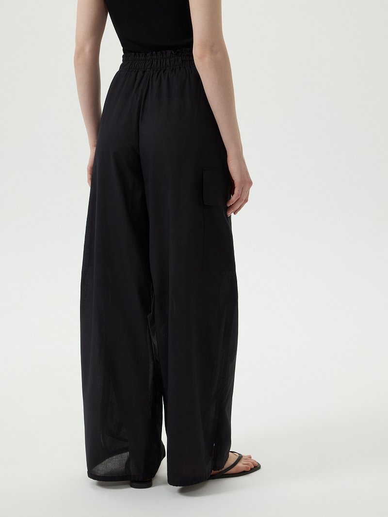 Брюки-карго из хлопка