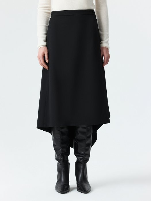 Асимметричная юбка на запах: фото №3